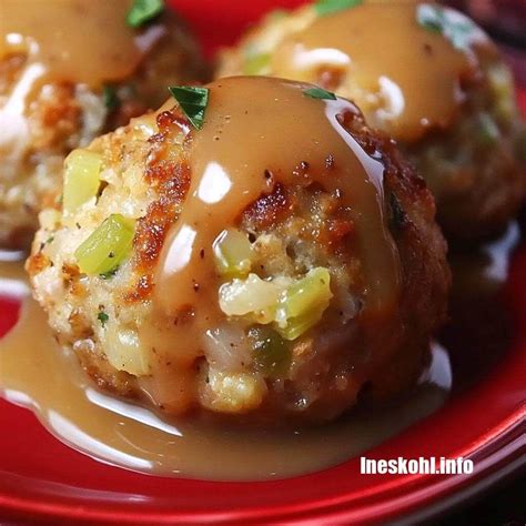 Stuffing Balls Recipe | Thanksgiving recipes side dishes, Stuffing ...