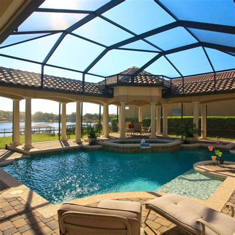 Image result for Pool Screen Enclosures Landscaping