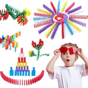 Fronted Wooden Creative Domino Block Educational Buliding Game 150 pcs ...