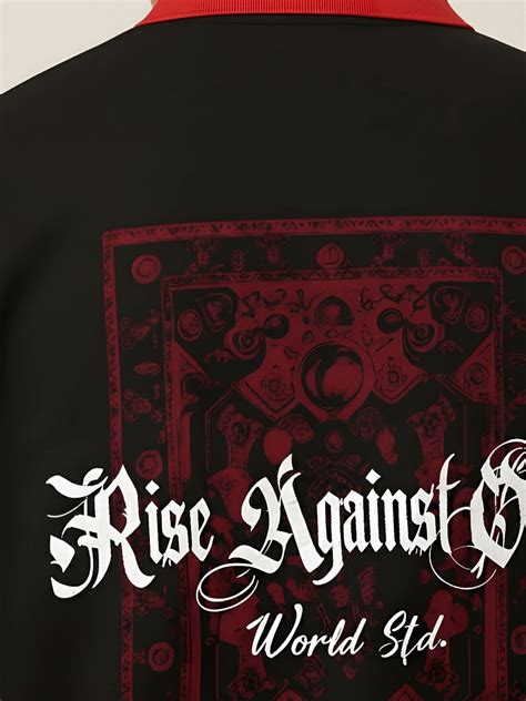 Rise Against Odd Black Polo T-Shirt – Sizing Store