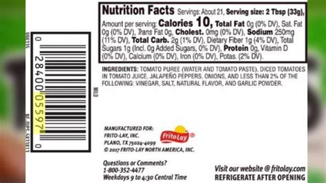 Tostitos dip recalled due to undeclared milk ingredient that could ...