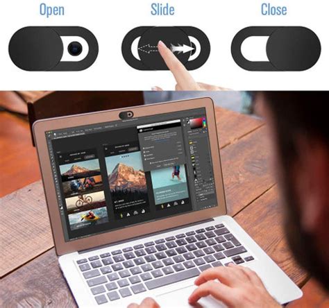 spincart Webcam Cover Slide, Privacy Cover Front Camera Blocker (Pack ...
