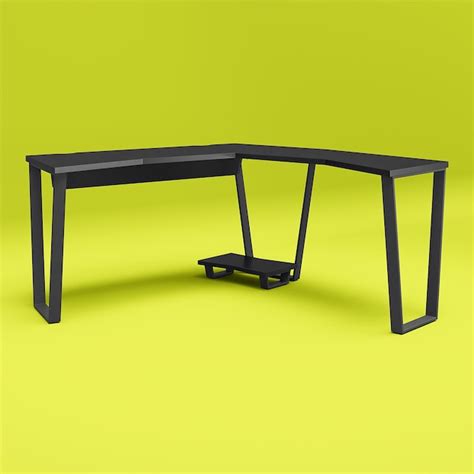 Ameriwood Home Genesis 71.06-in Black Modern/Contemporary Computer Desk ...