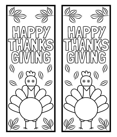 Thanksgiving Bookmarks - 15 Free PDF Printables | Printablee