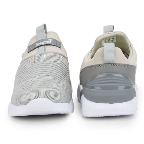 Buy Leap7x Non-Lacing Light Slip-on Men's Grey Casual Shoes BRISK-01