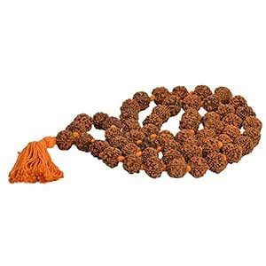 Buy Shiva Rudraksha Ratna Five Face Rudraksha Kantha Mala for Jaap and ...