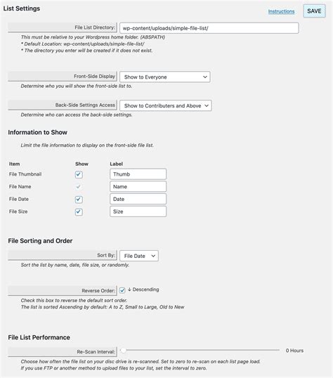 File List Example 的图像结果