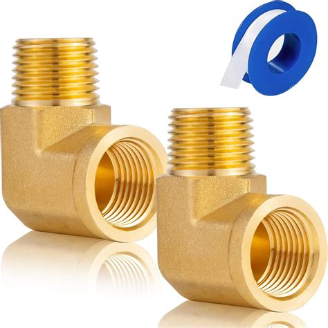 Amazon.com: YullSorom 2pcs 3/8 Inch 90 Degree Barstock Street Elbow ...