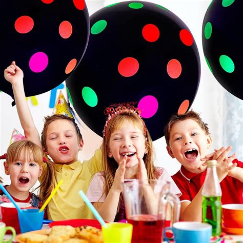 Sumind 10 Pcs 18 Inch Large Neon Glow Balloons Glow in the India | Ubuy