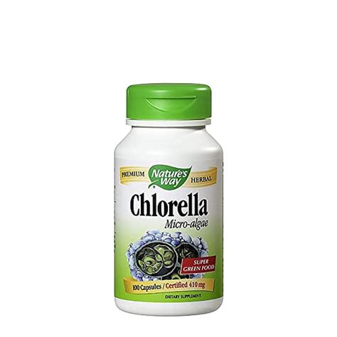 Nature's Way, Chlorella, Micro-Algae, 410 mg, 100 Vegetarian Capsules ...