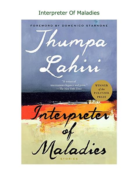 [DOWNLOAD]PDF Interpreter Of Maladies