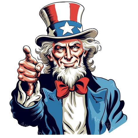 Uncle Sam Beard Clipart