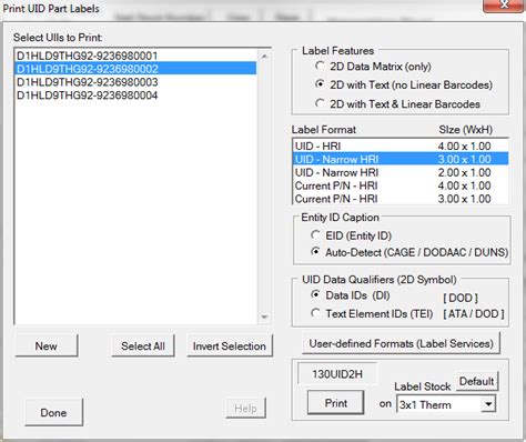 Image result for How to Use UID Labels
