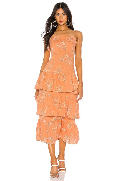 Capulet Quinn Tiered Dress in Oleander Print | REVOLVE