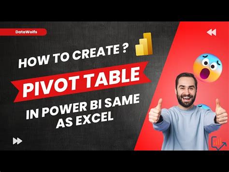 Image result for How to Create Pivot Table in Power Bi
