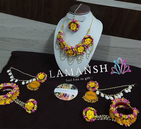 LAMANSH® Handmade Shells 🐚 Floral 🌺 Jewellery Set For Women & Girls ...