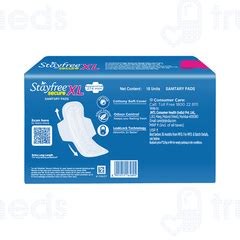 Stayfree Secure Cottony With Wings Xl 18 Sanitary Pad - Uses, Side ...