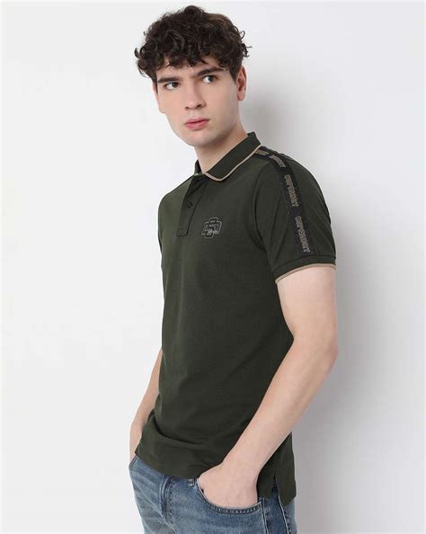 LUXE MONOGRAM TAPED POLO