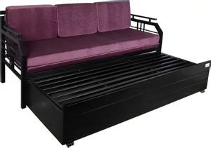 BHARATRAJ 3 Seater Double Metal Pull Out Sofa Cum Bed Price in India ...