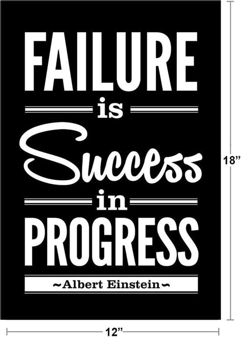 Buy Albert Einstein Failure is Success in Progress Black Science ...