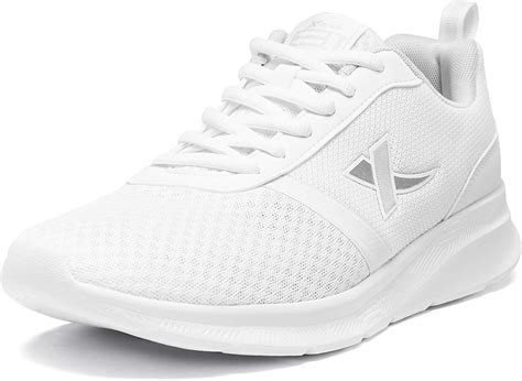 Buy XTEP Men's White Flexible Textile and Synthetic Leather Upper ...