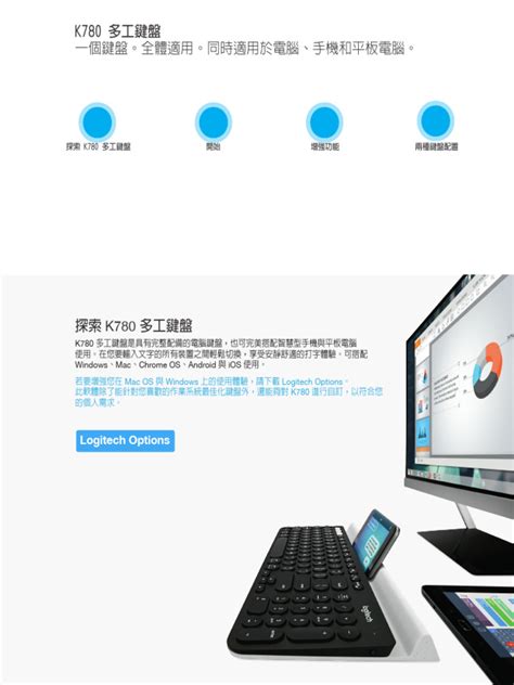Logitech K780 Setup Guide 的图像结果