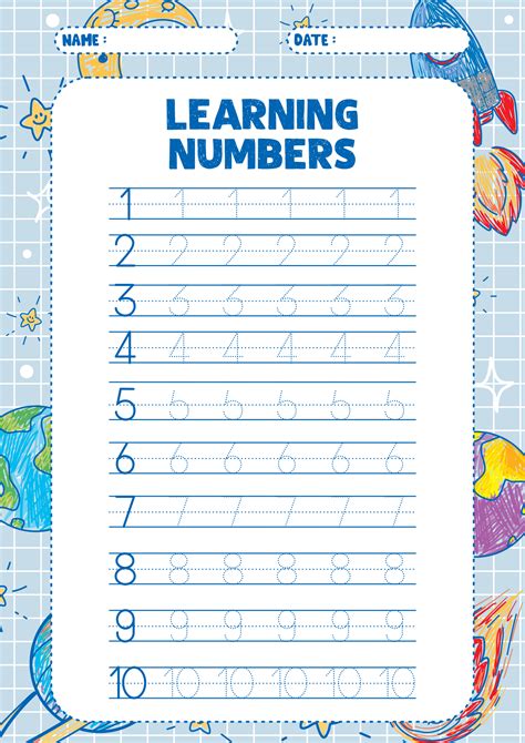 Number Tracing Worksheets - 13 Free PDF Printables | Printablee