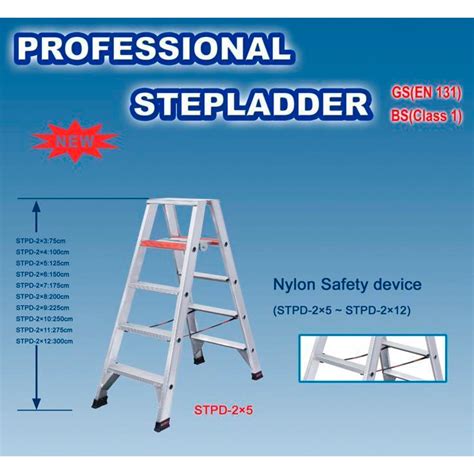 SZAGATO Doppelleiter, 2 x 5 Stufen, max. Belastung: 150 kg - hagebau.de