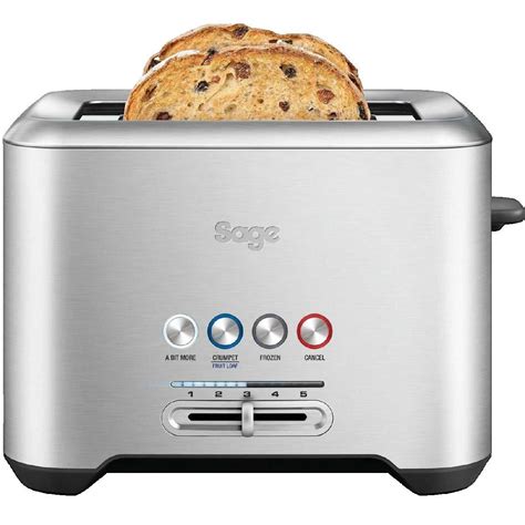 SAGE Grille-pain Sage BTA720BSS avec 5 niveaux de brunissage pas cher ...