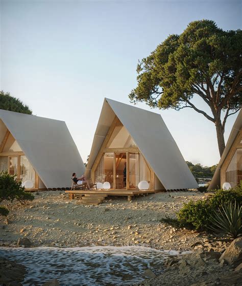 PAVILON™ Luxury Glamping Tent | Tent glamping, Beach house design ...
