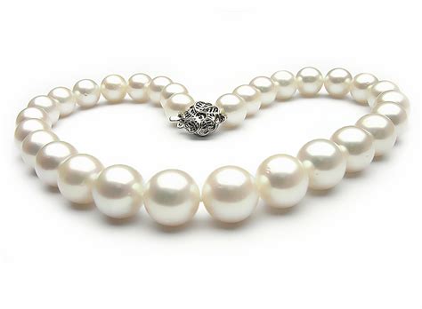 White South Sea Pearl Necklace, 13-15mm AA - Pearl Necklaces - Pearl Hours