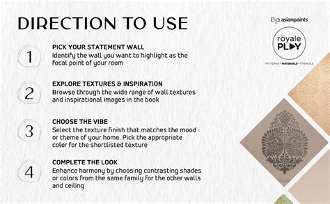 Asian Paints Royale Play Textures - LUXE Collection Touch & Feel Swatch ...