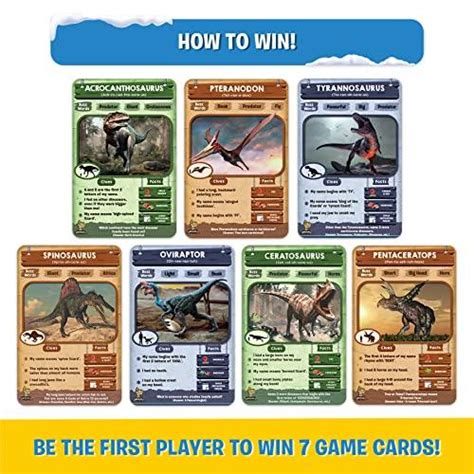 Skillmatics Card Game : Guess in 10 Deadly Dinosaurs | Gifts for Ages ...
