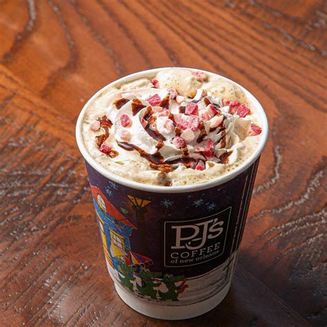 PJ's Coffee menu in Mobile, Alabama, USA