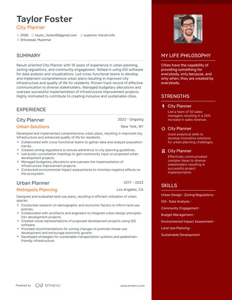 3 Successful City Planner Resume Examples And Writing Tips for 2024