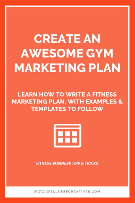 Gym Marketing Plan With Instructions, Fitness Examples & PDF Templates