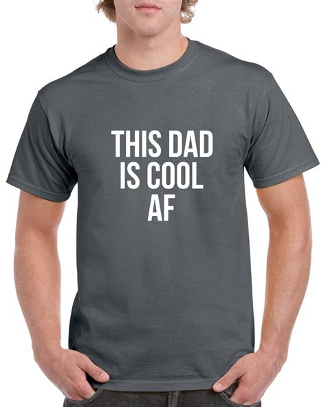 This Dad is Cool AF Shirt Dad Tshirt Funny Dad Tshirt - Etsy UK