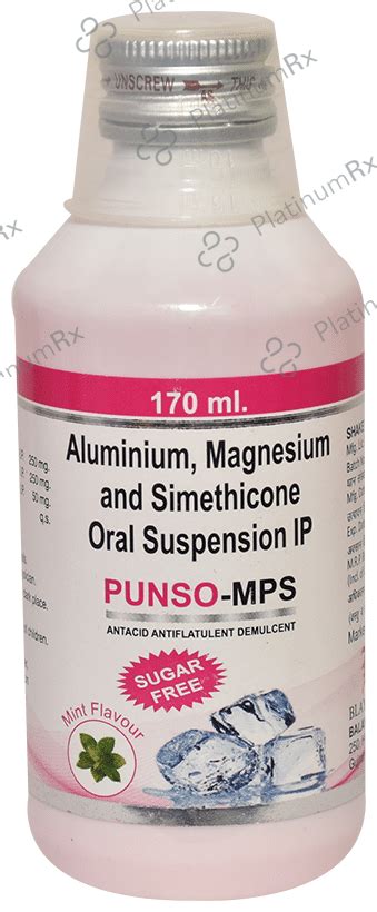Punso MPS Mint Sugar Free Oral Suspension 170ml - Save 43% on ...