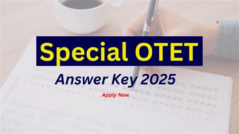 Special OTET Answer Key 2025 Out, Direct Download Link Here