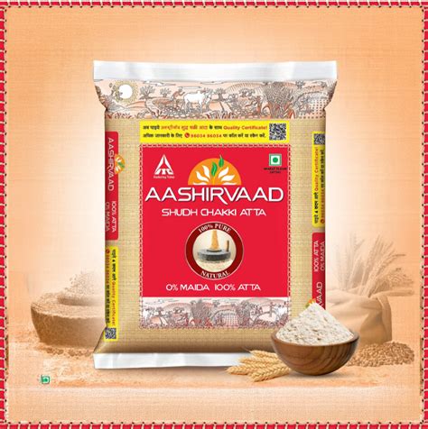 Aashirvaad Shudh Chakki Atta(100% Atta, 0% Maida) - 5kg – ZipGro