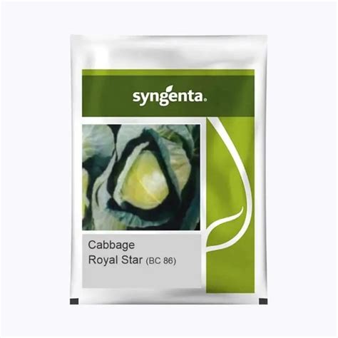 Buy Syngenta Royal Star (BC-86) Cabbage Seeds - Quick Harvest, High ...