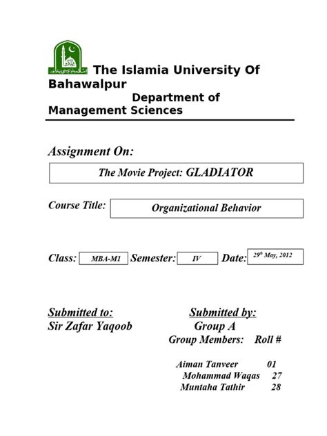 Image result for Assignment Cover Page. Examples