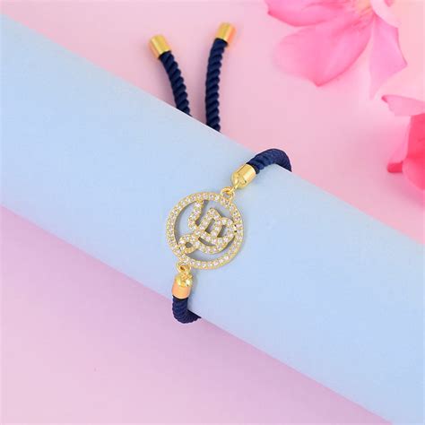 Ek Onkar Blue Rope Bracelet – Matree by Neha Wahi