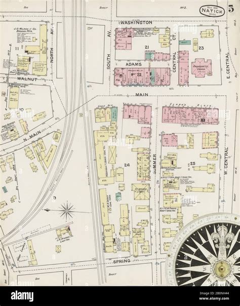 Image 5 of Sanborn Fire Insurance Map from Natick, Middlesex County ...
