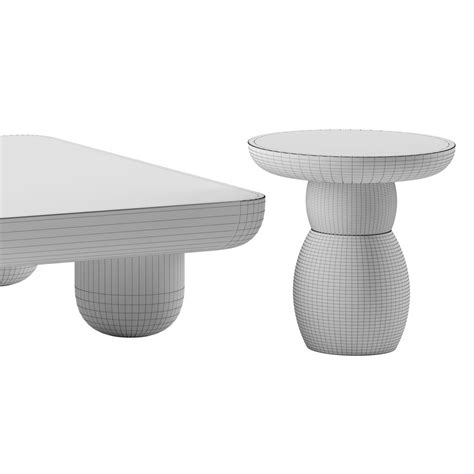 Clouded Coffee Tables By Lulu And Georgia - 3D Model for Corona