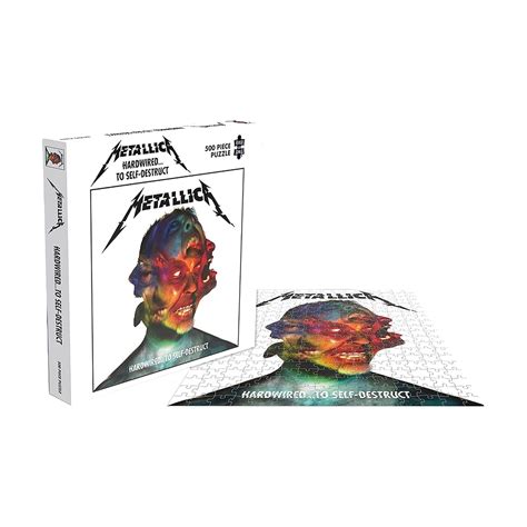 Metallica Hardwired to Self-Destruct 500 Piece Jigsaw Puzzle, Color ...
