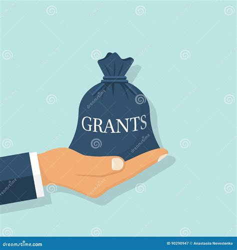 Grant Funding, Business Concept Stock Vector - Illustration of ...