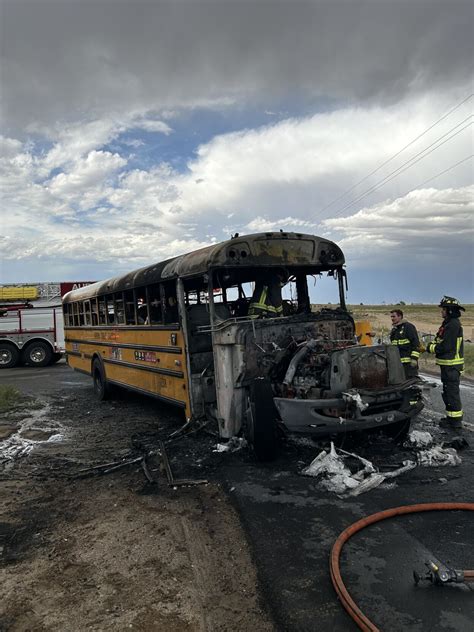 Colorado bus driver saves 14 children after school bus catches fire ...