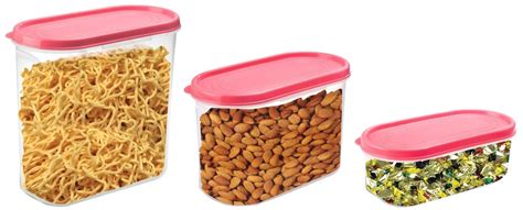 Buy Asian Plastoware Smart Stackable Container Set, 3-Pieces Online at ...