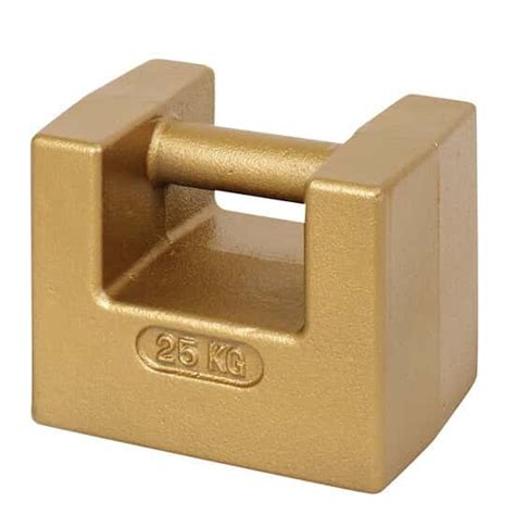 Troemner 9286T 25kg Class F Cast Iron Grip Handle Weight with Traceable ...